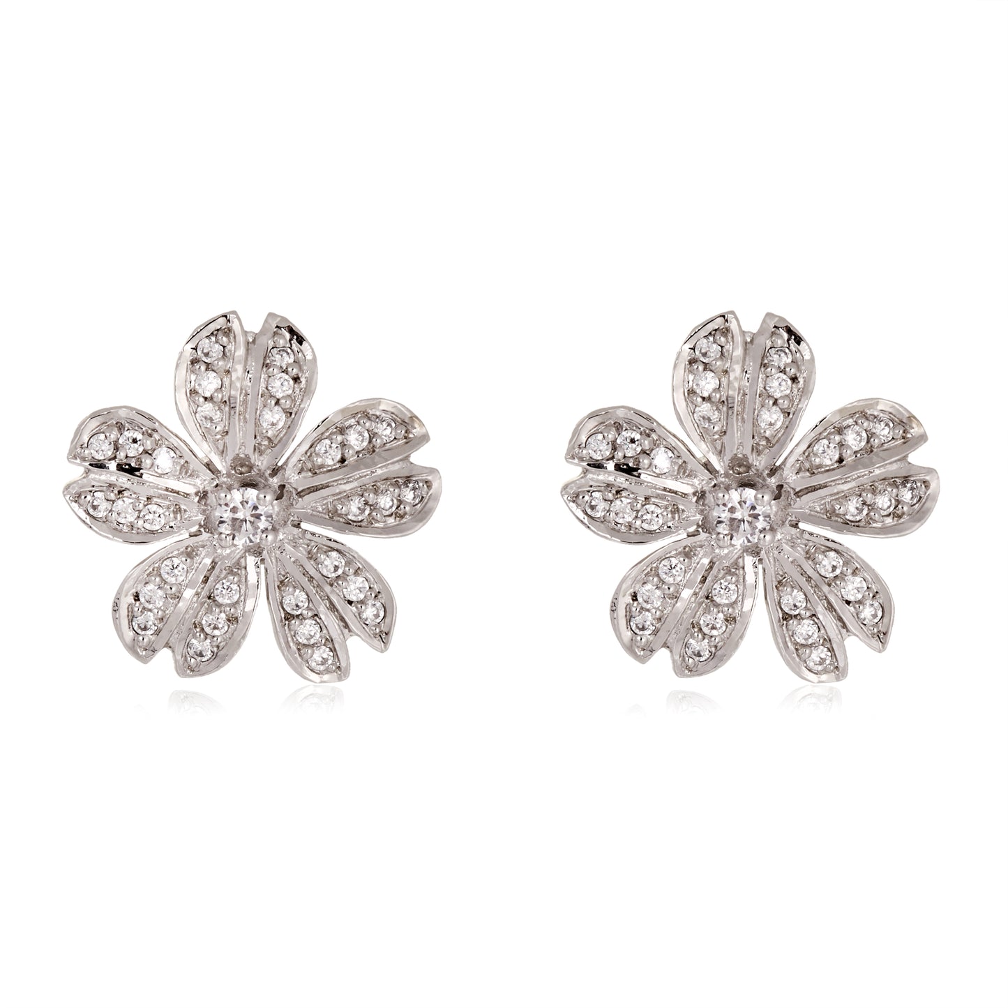 Brinco Flor Pavê Médio