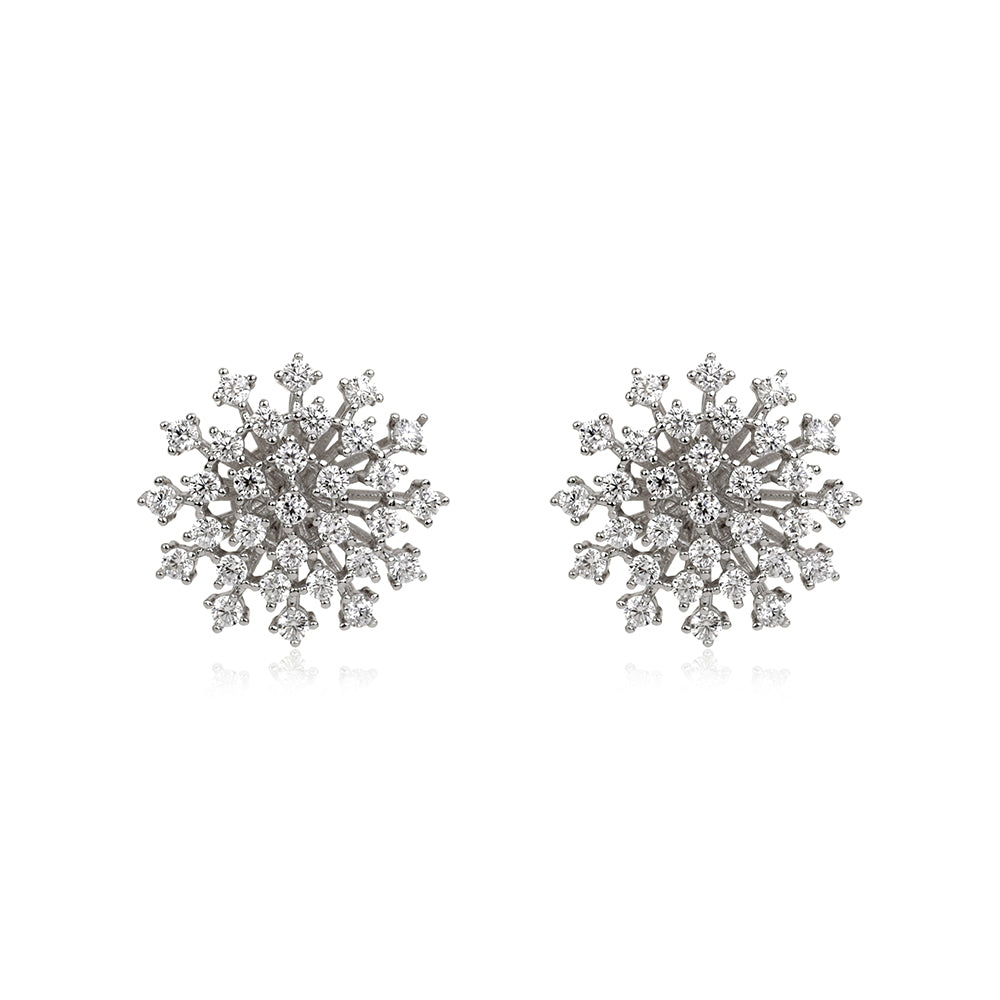 Brinco Chuveiro de Moissanita