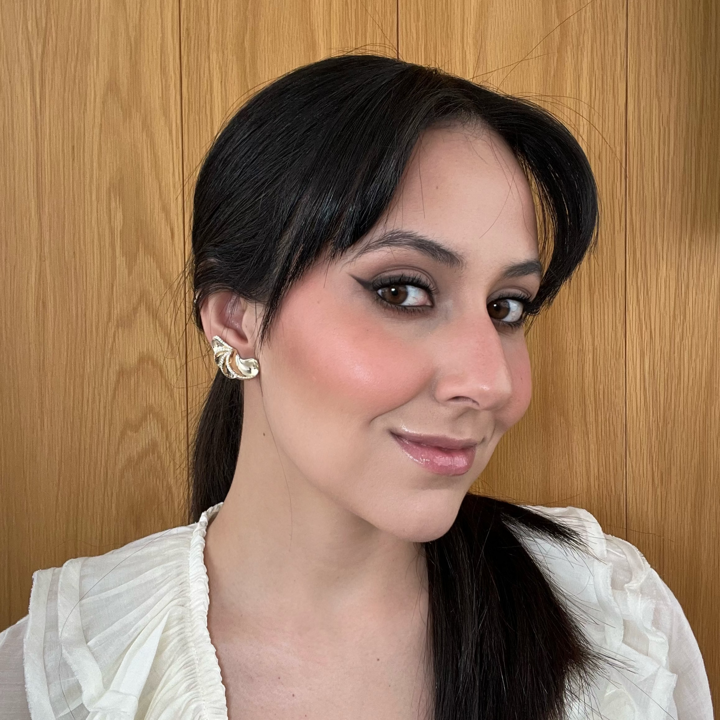 Brinco Leque 4 Pétalas