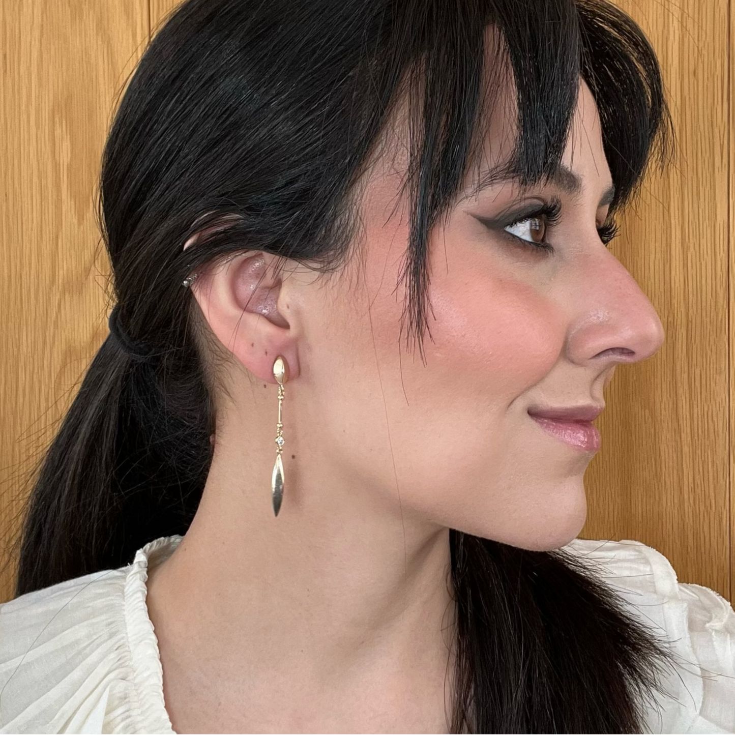 Brinco Pingente Flecha