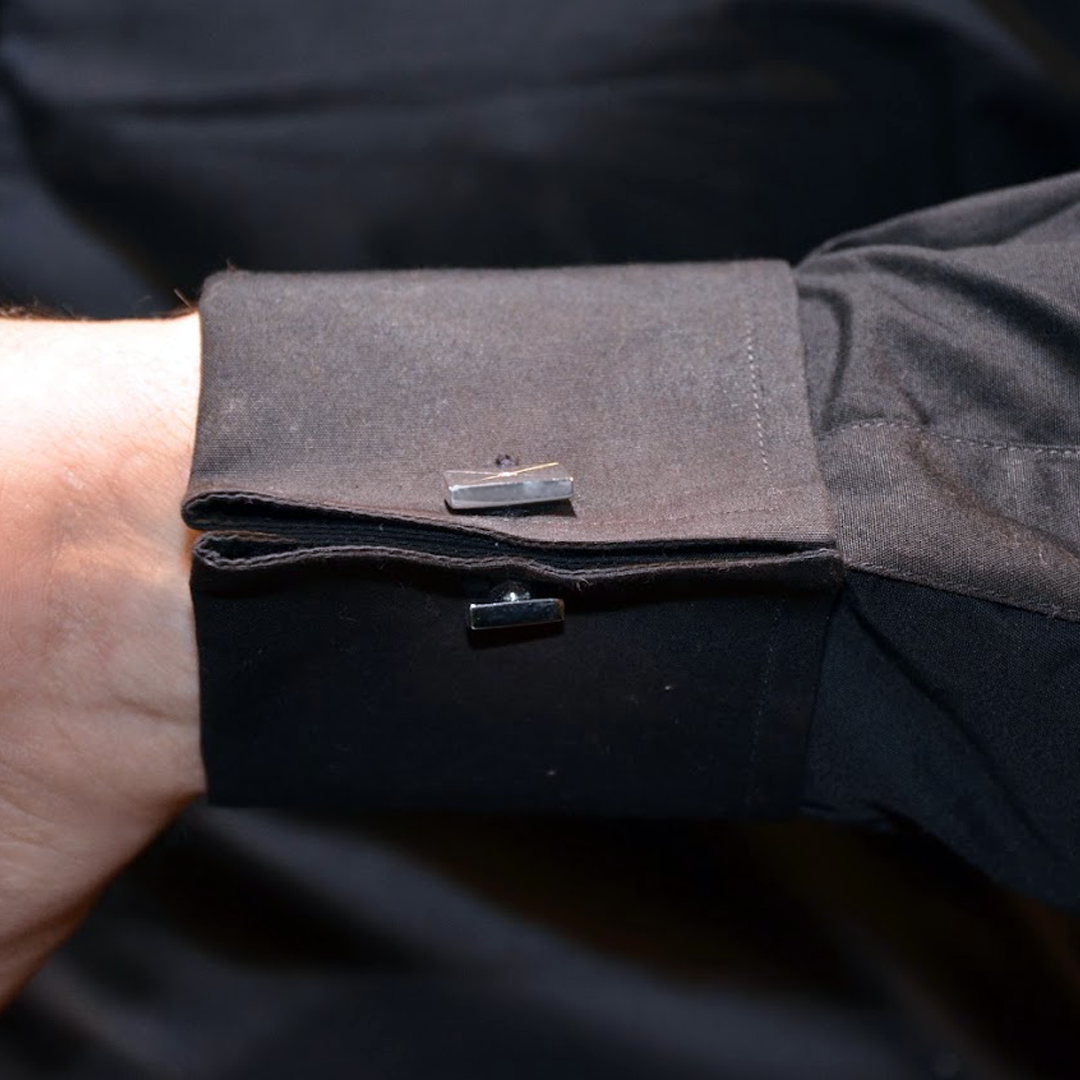 Abotoadura Moissanita - Ouriço de Cartola II