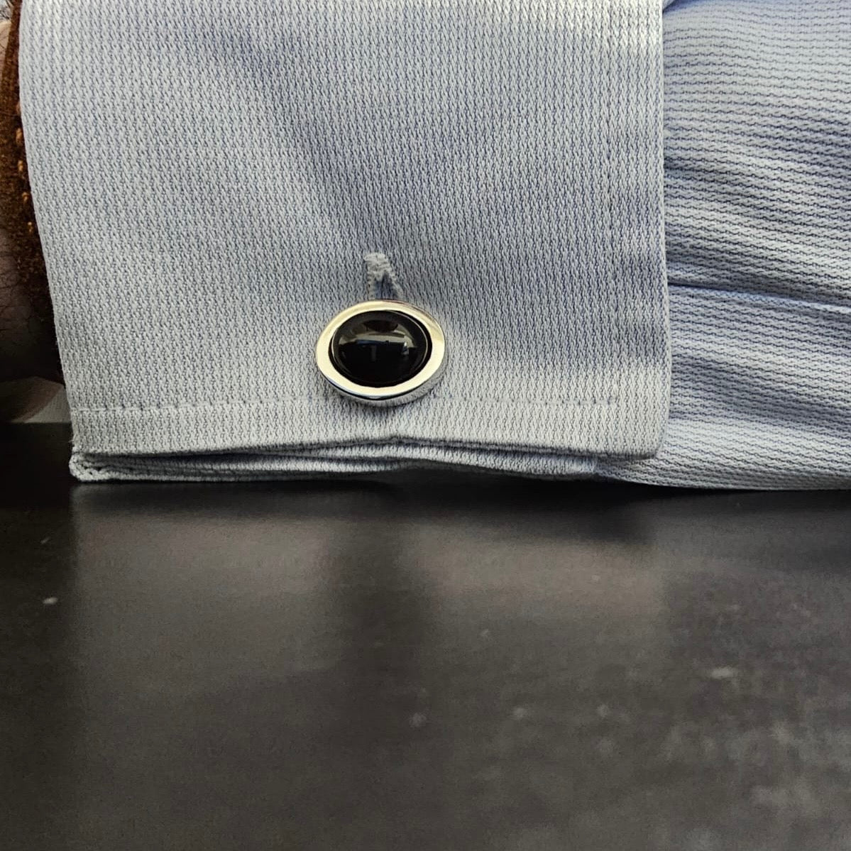 Abotoadura Ônix - Ouriço de Cartola I