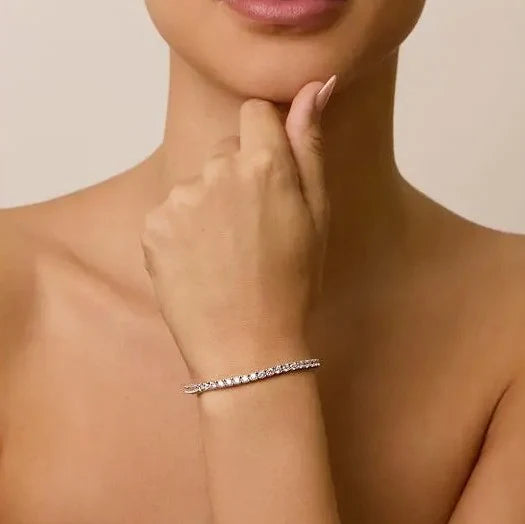 Pulseira Riviera Rubi 2mm 4 Garras