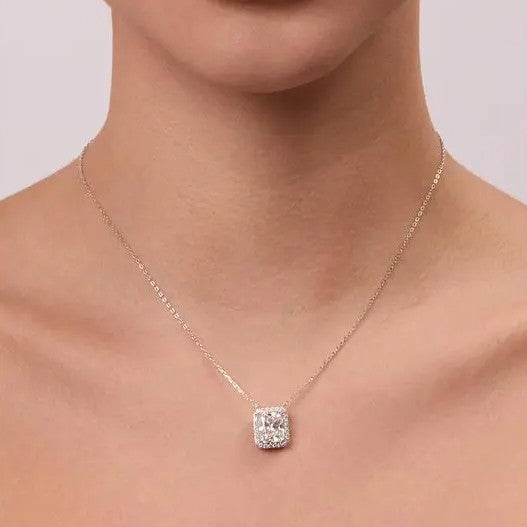 Colar Baguete Moissanitas 3.16ct