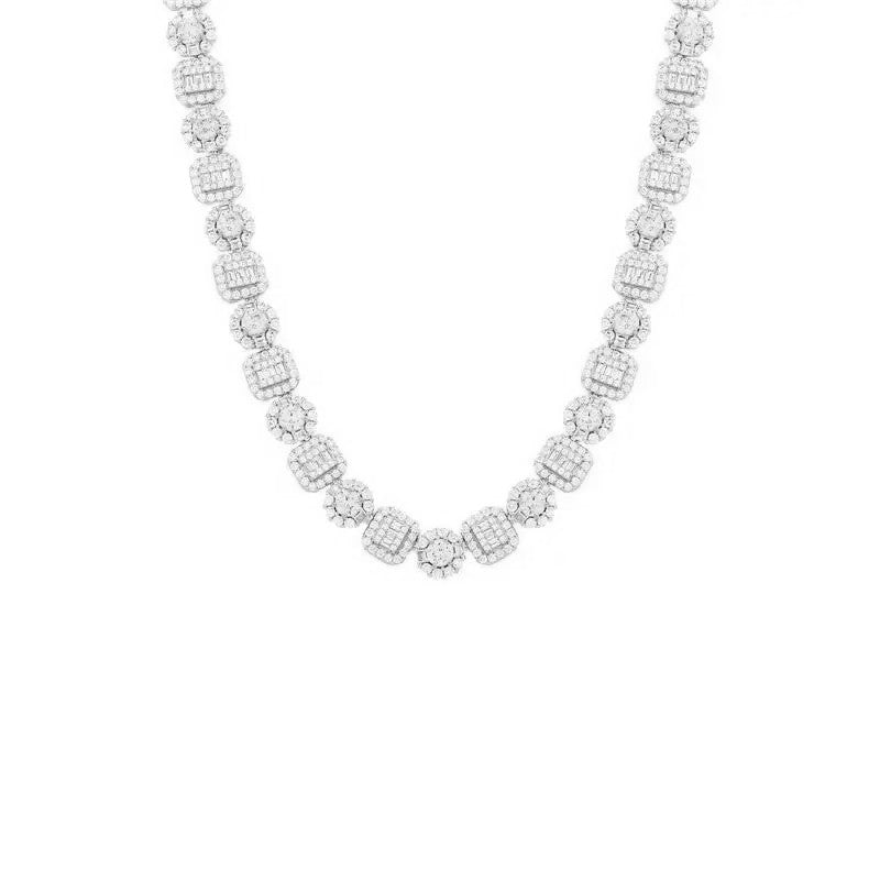 Colar Pontos de Luz e Baguetes