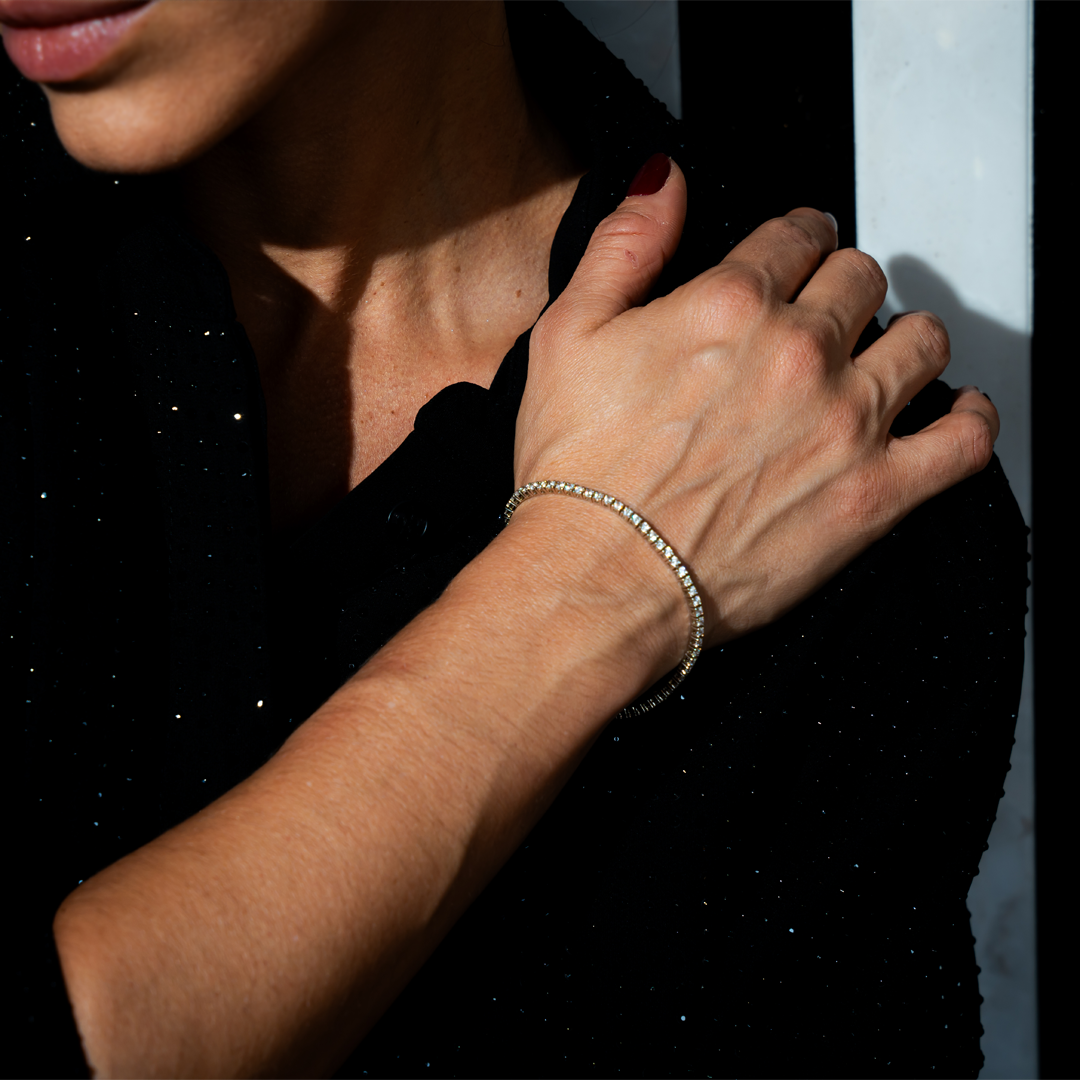 Pulseira Riviera 3mm 4 Garras