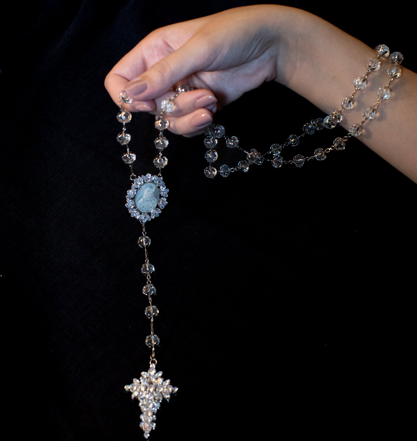 Terço de Cristal N. Sra. Das Graças