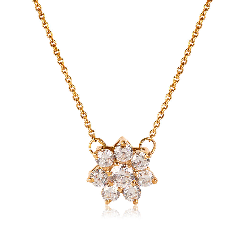 Colar Roseta Maxi Zircônia