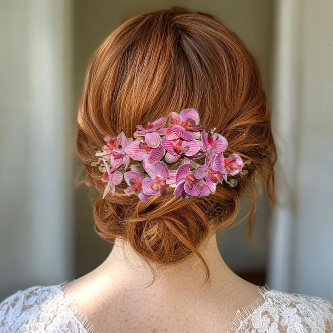 Pente Mini Orquídeas