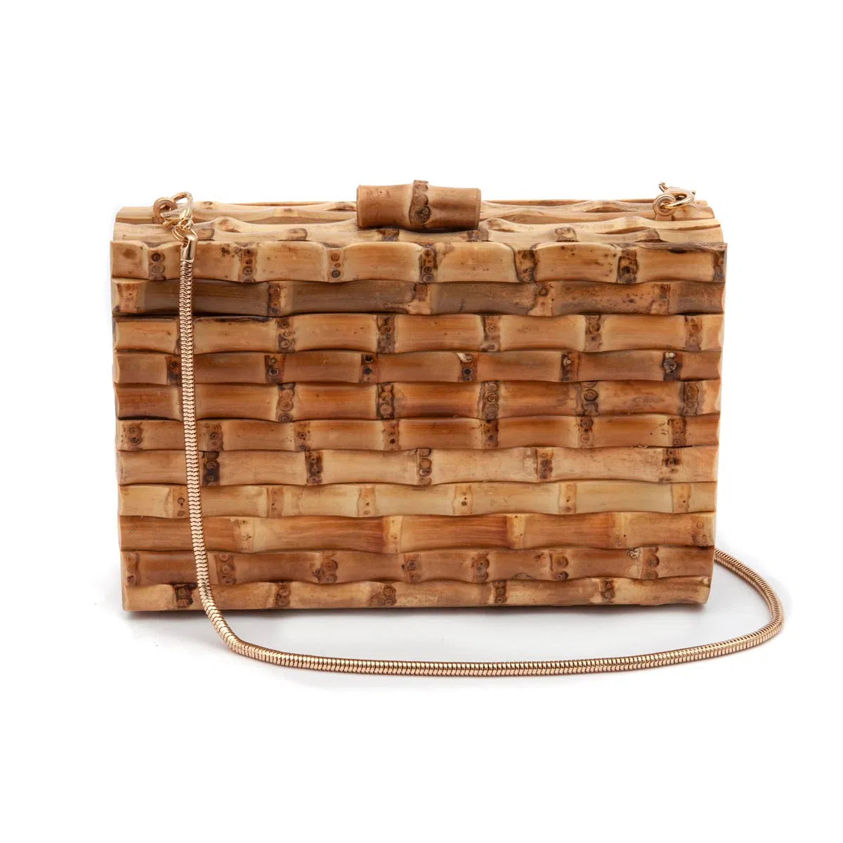 Clutch em Bambu Natural Isla