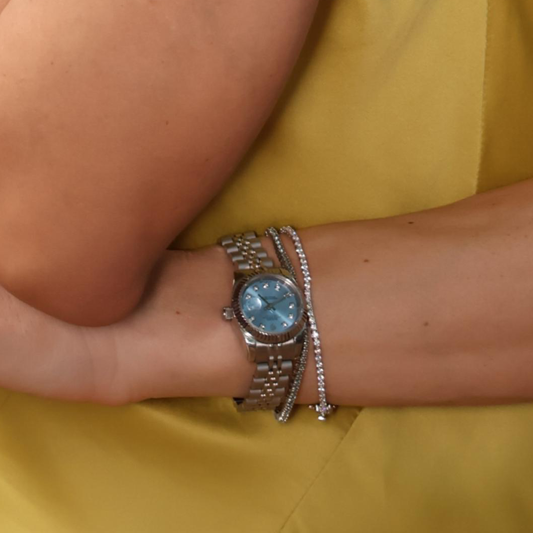 Pulseira Riviera 3mm 4 Garras Moissanita