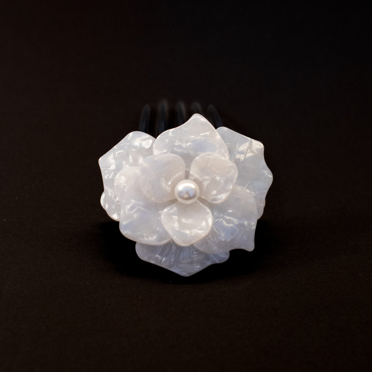 Pente Flor em Acetato