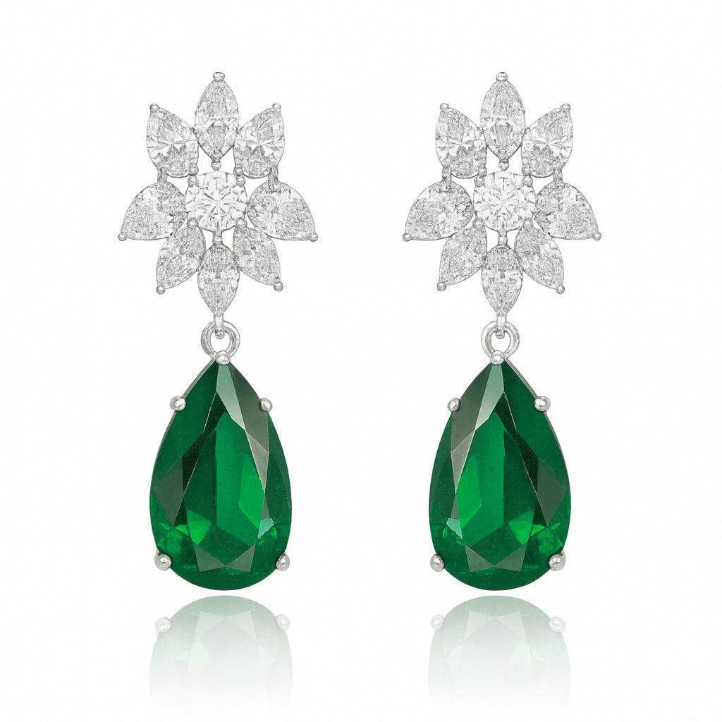 Brinco Esmeralda Gota