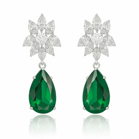 Brinco Esmeralda Gota