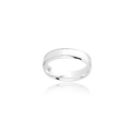 Aliança 2 Frisos em Prata 950  - 5,0mm