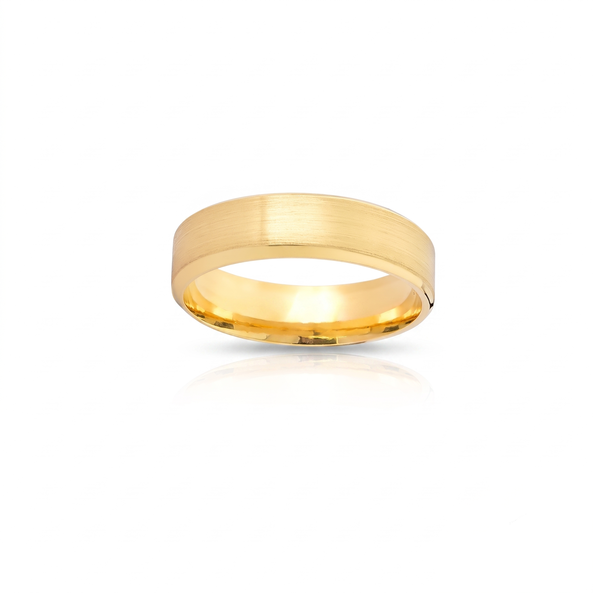 Aliança Contemporânea em Prata 950 - 5,0mm
