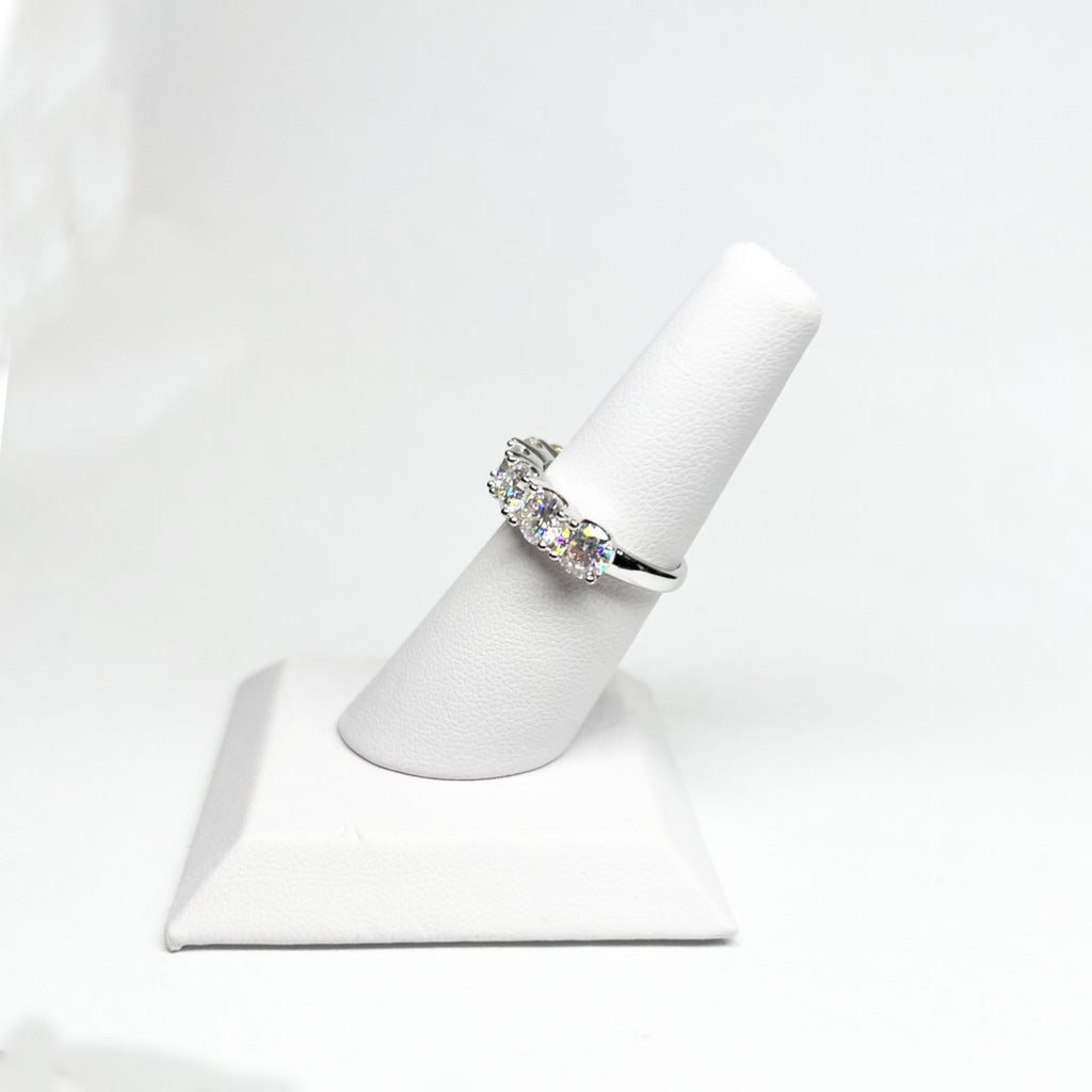 Meia Aliança Moissanita 3,25ct
