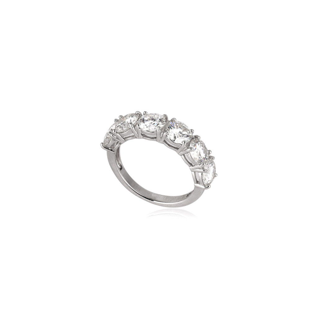 Meia Aliança Moissanita 3,25ct