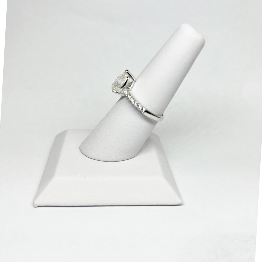 Meia Aliança Gota Moissanita 5,25ct