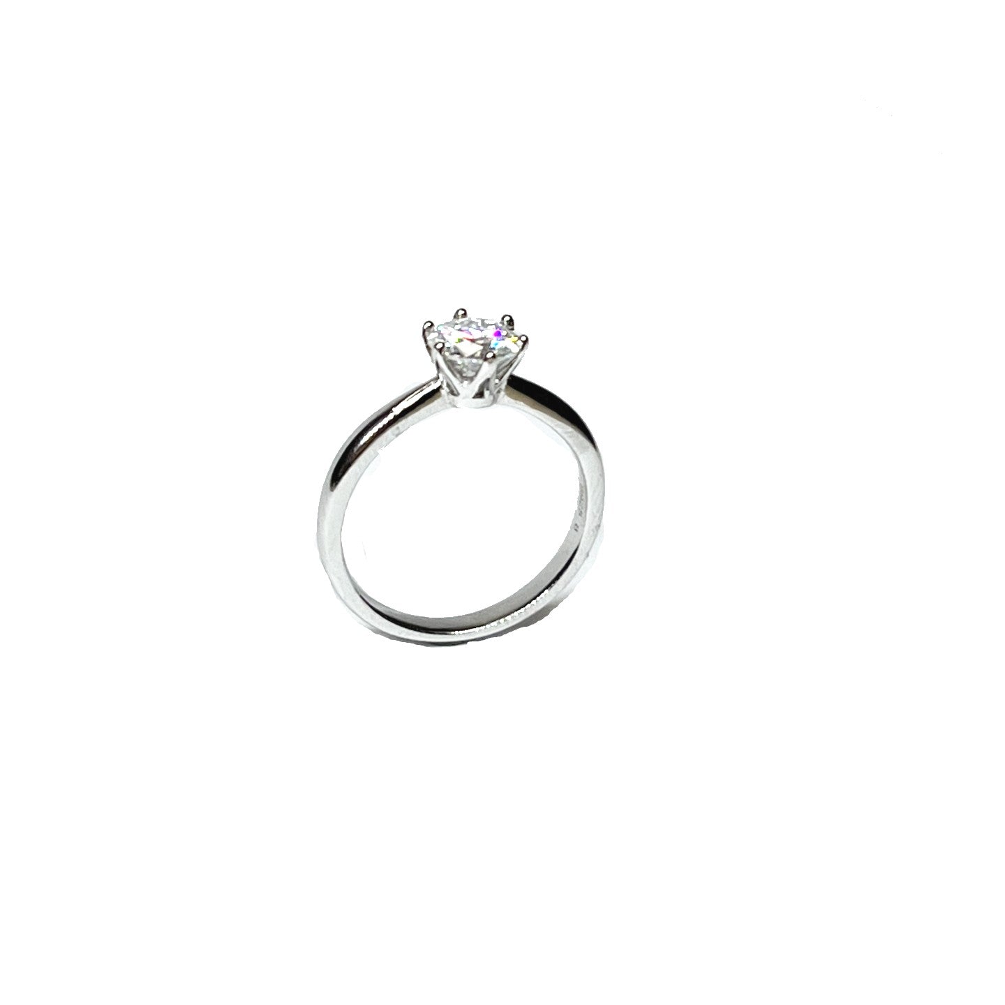 Aliança Solitário Moissanita 1,00ct