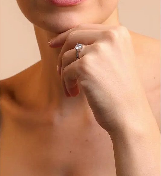 Aliança Solitário Redondo 6,5mm