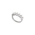 Meia Aliança Moissanitas  4,5mm - 2,00ct