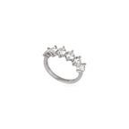 Meia Aliança Moissanitas  4,5mm - 2,00ct