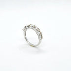Meia Aliança Moissanita 5mm - 3,00ct