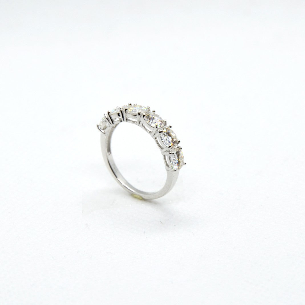 Meia Aliança Moissanita 5mm - 3,00ct
