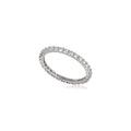 Aliança Inteira Moissanitas 2mm - 0,50ct