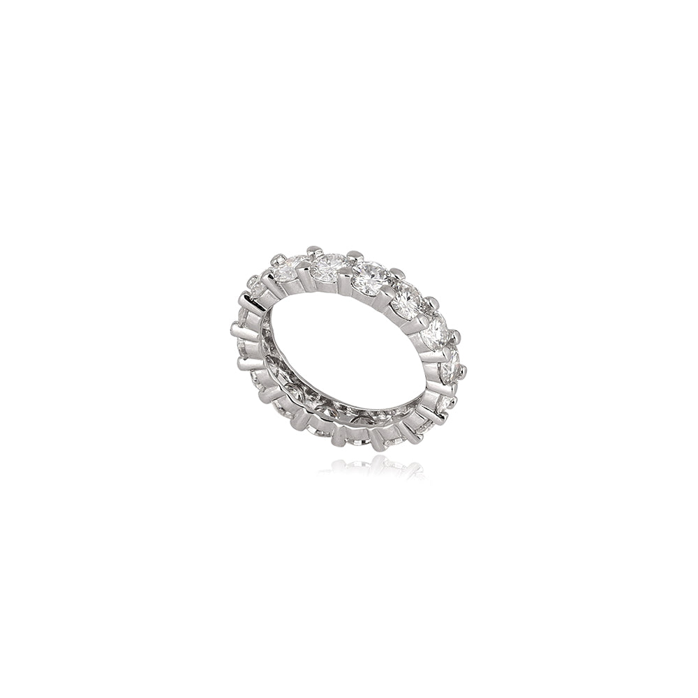 Aliança Inteira Moissanitas 3,5ct