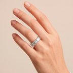 Meia Aliança Baguetes 5.60ct