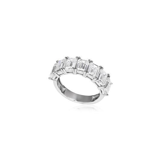 Meia Aliança Baguetes 5.60ct