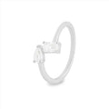 Anel Salpicado com Moissanitas - 0.45ct