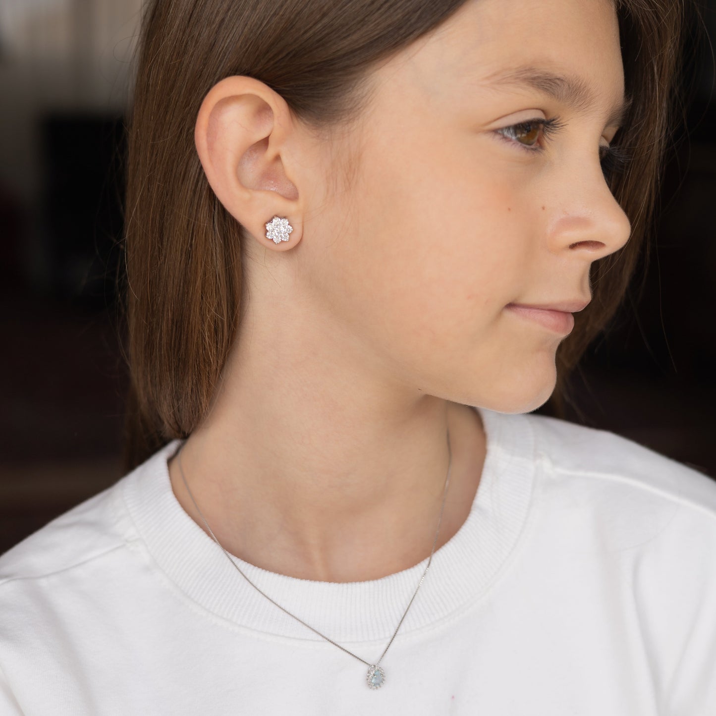 Brinco Roseta Pequena