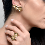Brinco Earcuff 3 Flores