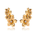 Brinco Earcuff 3 Flores