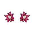 Brinco Soleah Turmalina Rosa