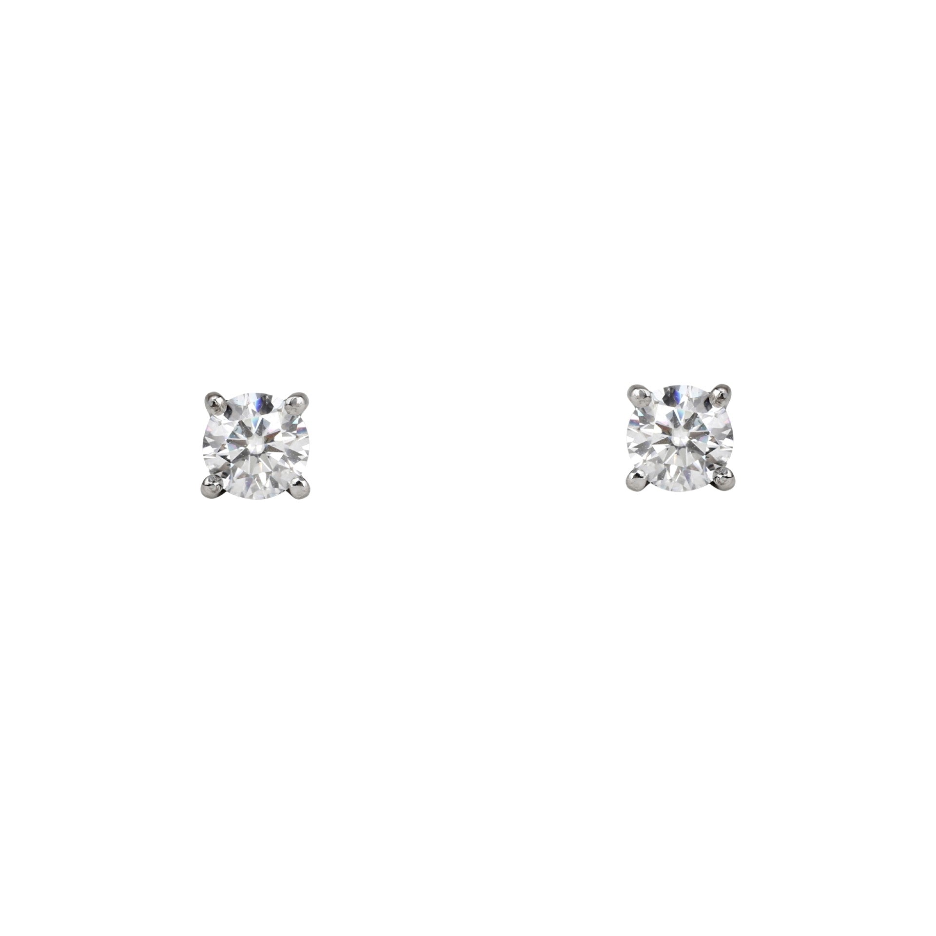 Brinco Solitário Moissanita 0,50ct - 5mm