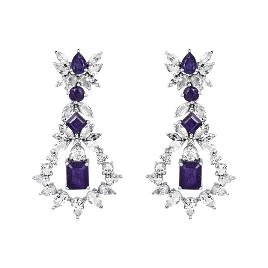 Brinco Giuliana em Safiras