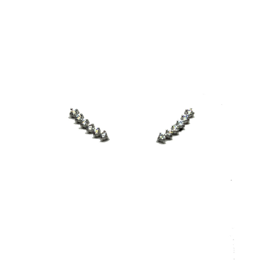 Brinco Piercing de Moissanita