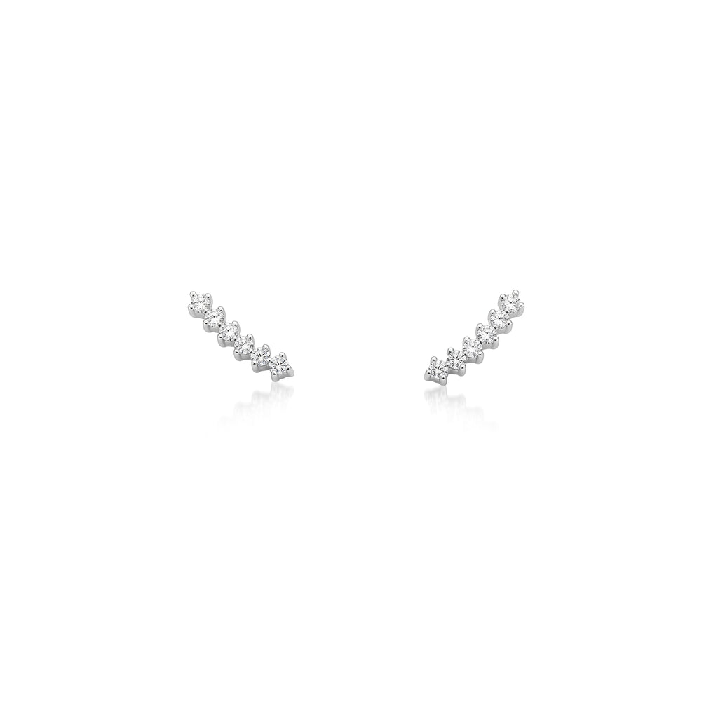 Brinco Piercing de Moissanita
