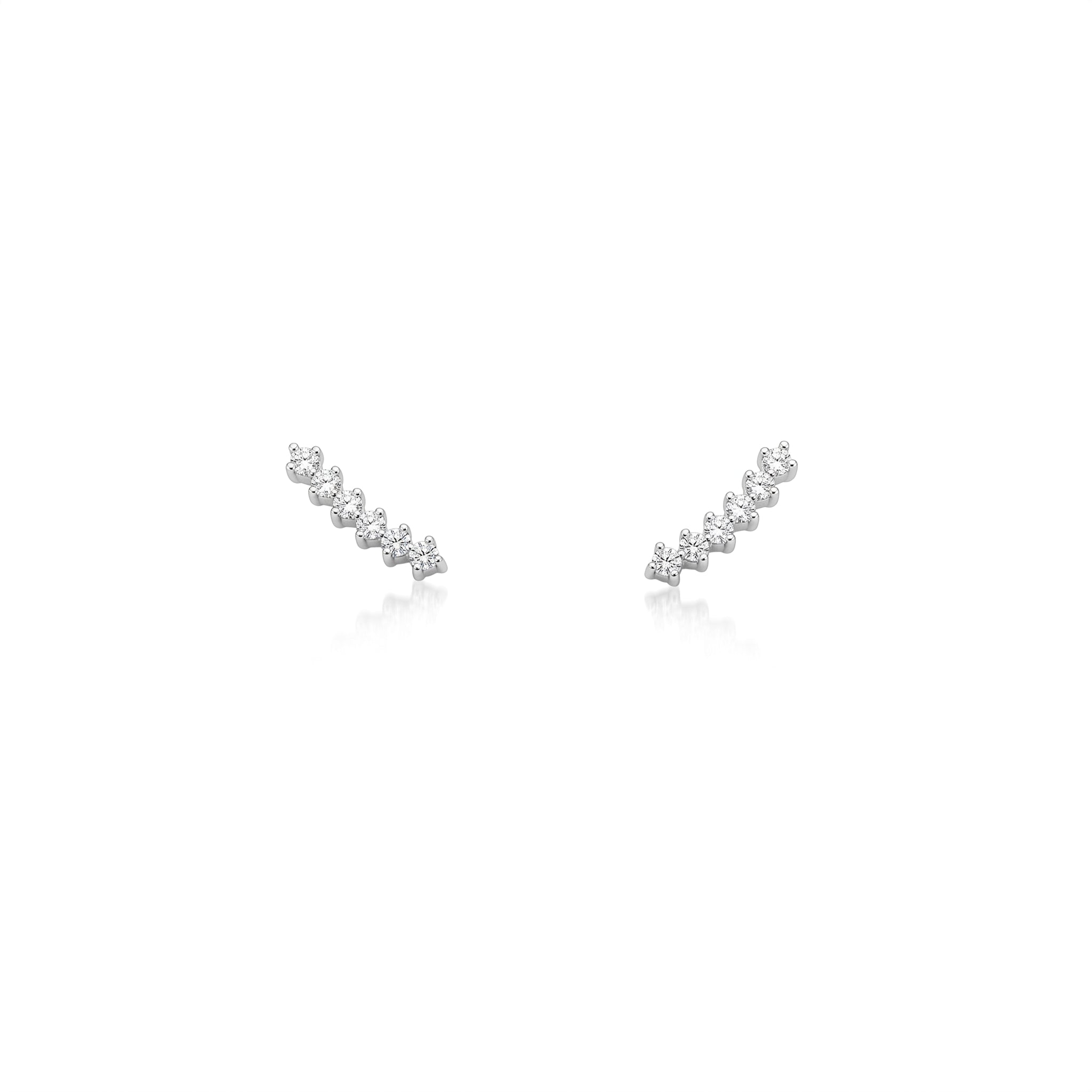 Brinco Piercing de Moissanita