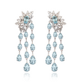 Brinco Earcuff Pingente Gotas