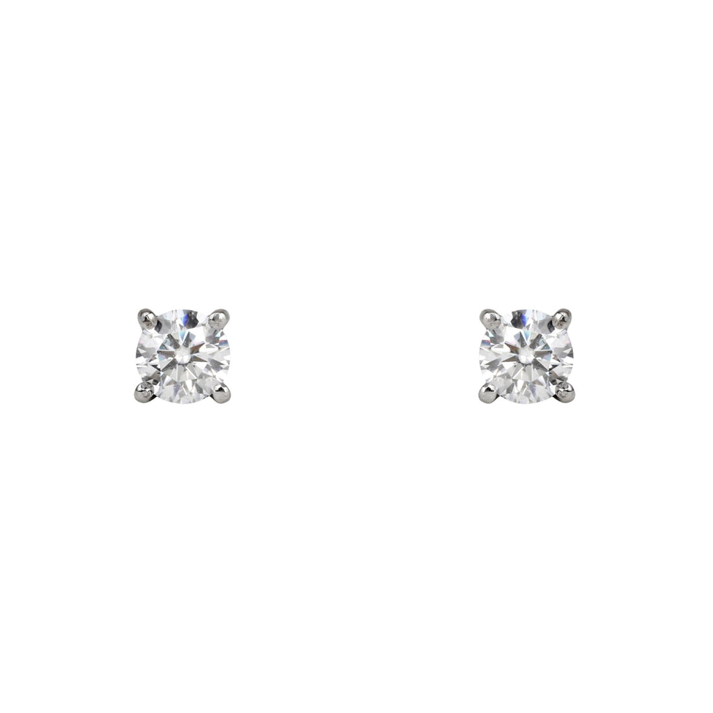 Brinco Solitário Moissanita 1,00ct - 6,5mm
