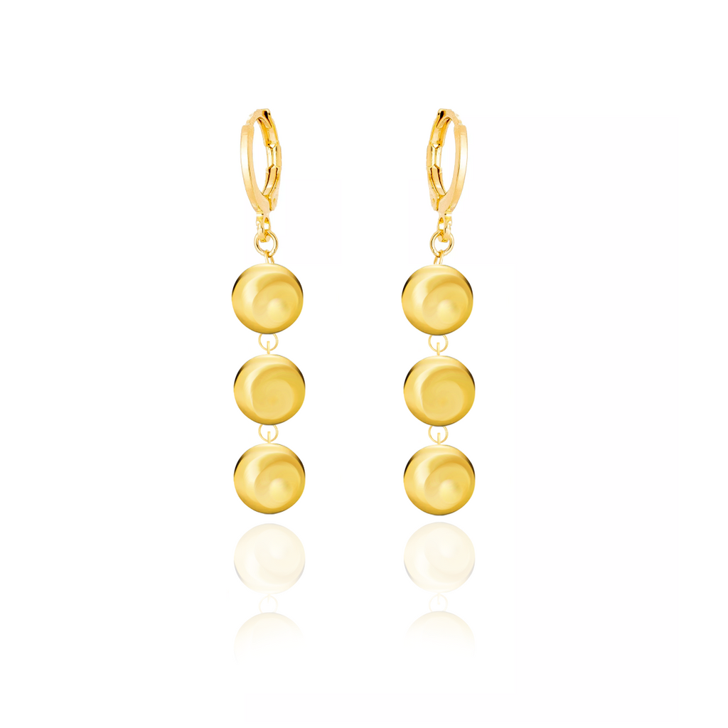 Brinco Argola com Bolinhas
