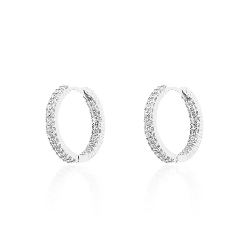 Brinco Argola Pavê 16mm