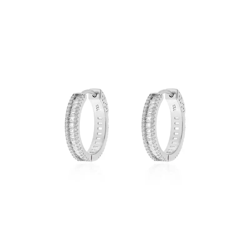 Brinco Argola Baguetes 20mm