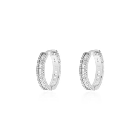 Brinco Argola Baguetes 20mm