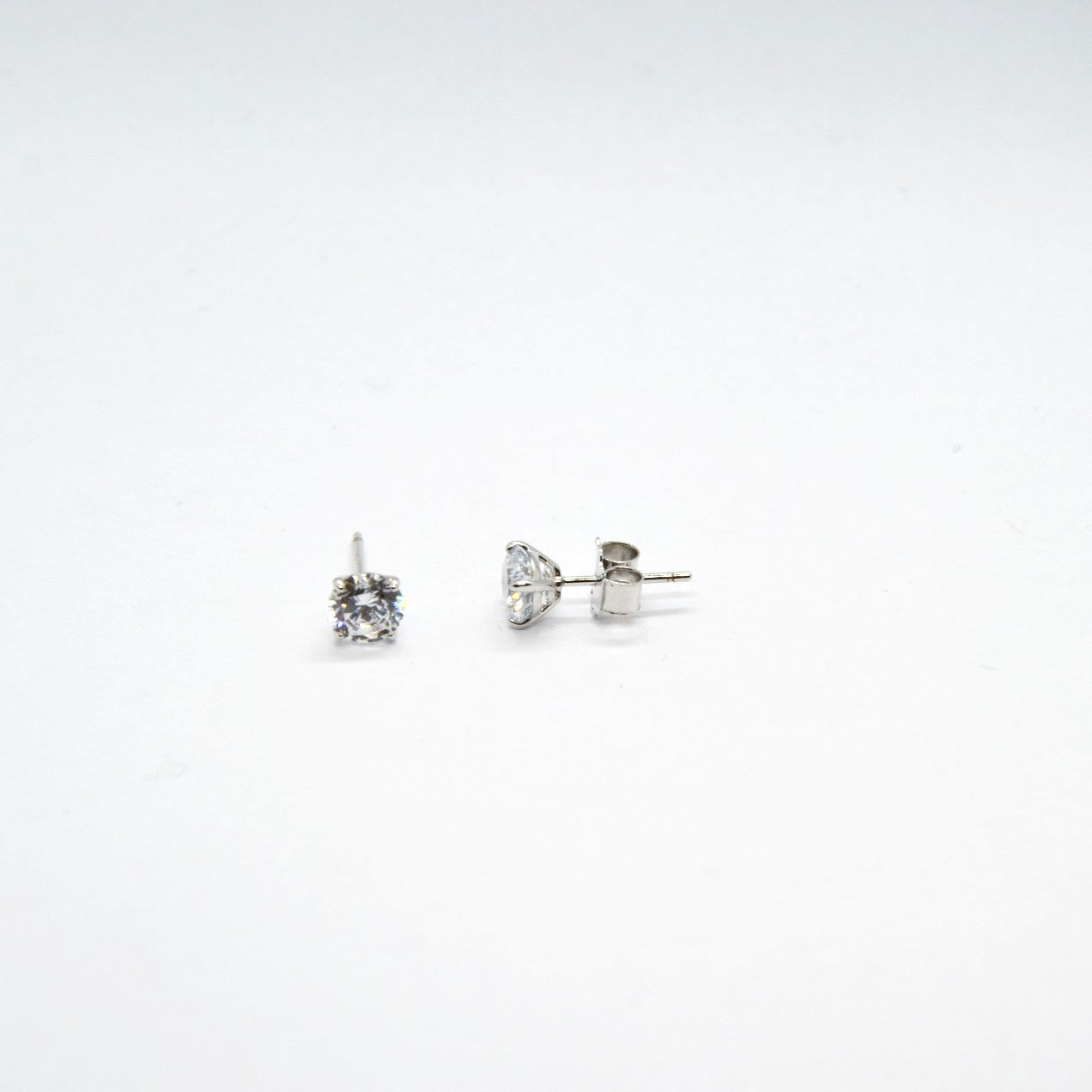 Brinco Solitário Moissanita 0,80ct 6mm